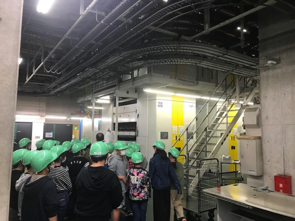 印刷工場見学（産経新聞社）